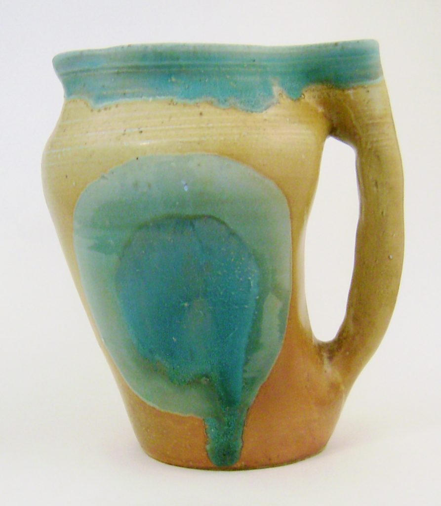Jug with blue oval